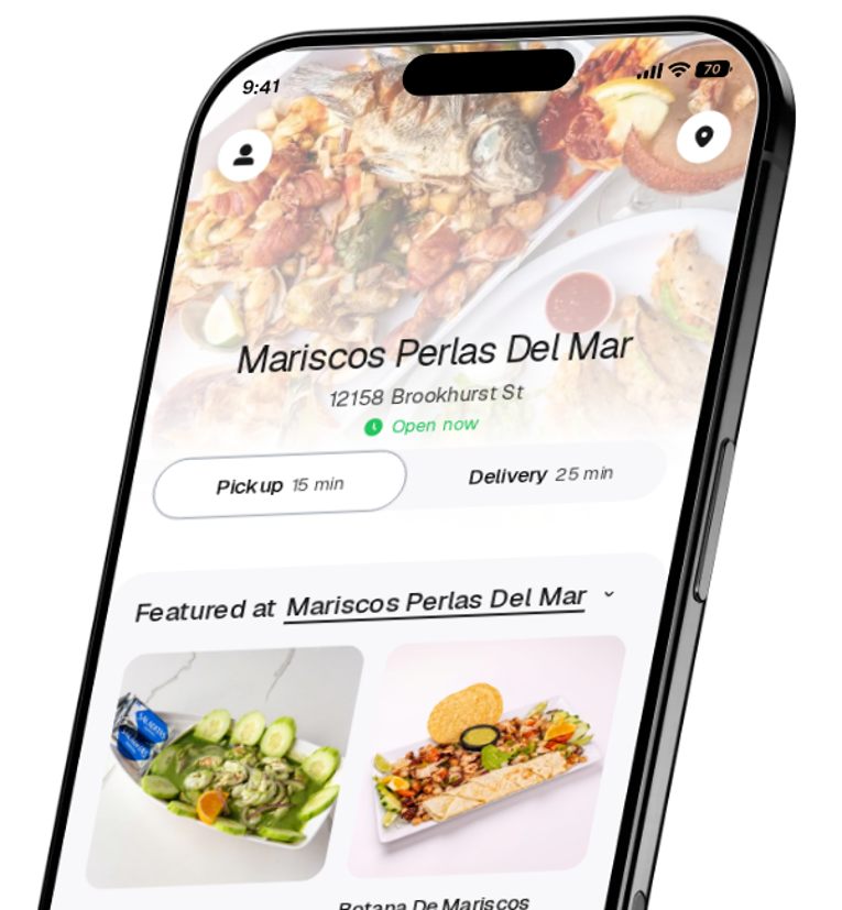 Mariscos Perlas Del Mar app preview
