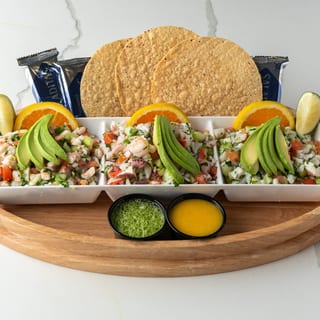Ceviche Trio Tostada